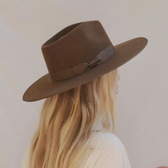 Lack Of Color Accessories - Lack of color dark brown rancher hat